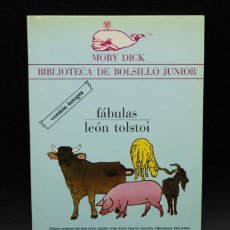 Libros de segunda mano: FÁBULAS LEÓN TOLSTOI VERSIÓN ÍNTEGRA EDITORIAL POMAIRE 1981. Lote 363824005