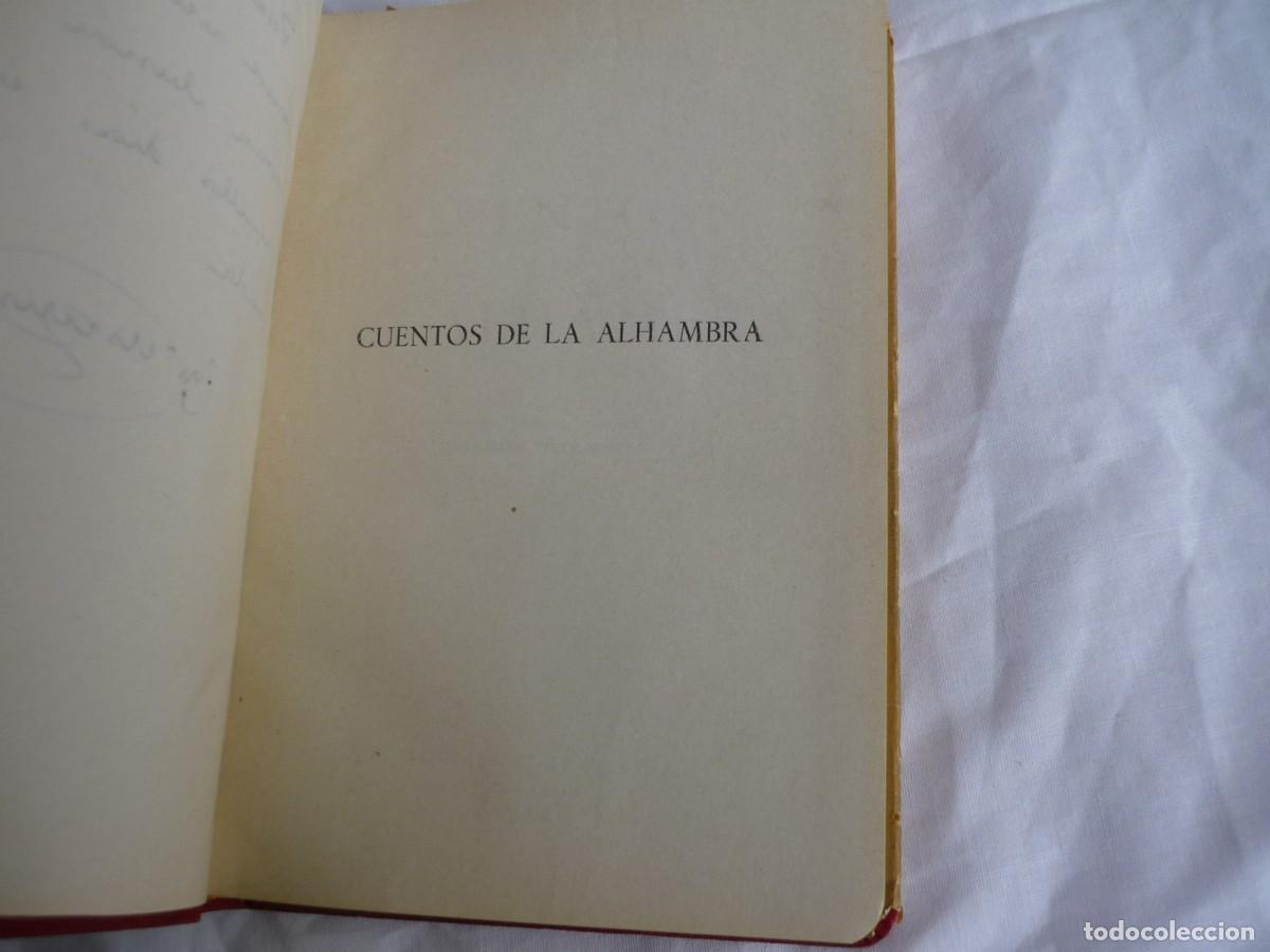 Libros de segunda mano: Cuentos de la Alhambra, W. Irving, 1954 - Foto 8