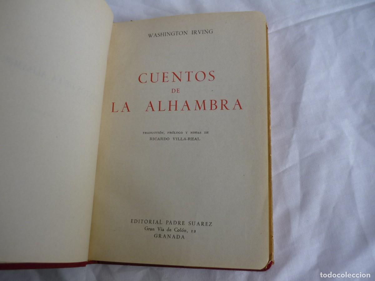 Libros de segunda mano: Cuentos de la Alhambra, W. Irving, 1954 - Foto 9