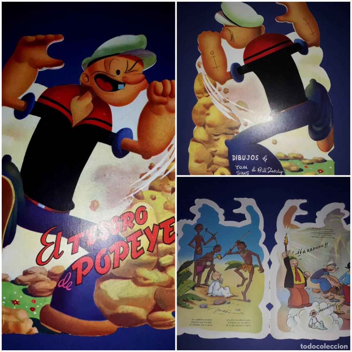 Libros de segunda mano: Cuento Troquelado El Tesoro de Popeye Editorial Vilcar 1972 - Foto 1