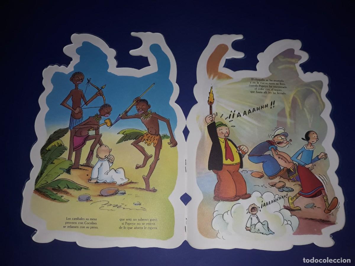 Libros de segunda mano: Cuento Troquelado El Tesoro de Popeye Editorial Vilcar 1972 - Foto 3
