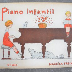 Libros de segunda mano: PIANO INFANTIL. PETITES RECREACIONS PER INFANTS. IL.LUSTRACIONS DE TORNÉ-ESQUIUS