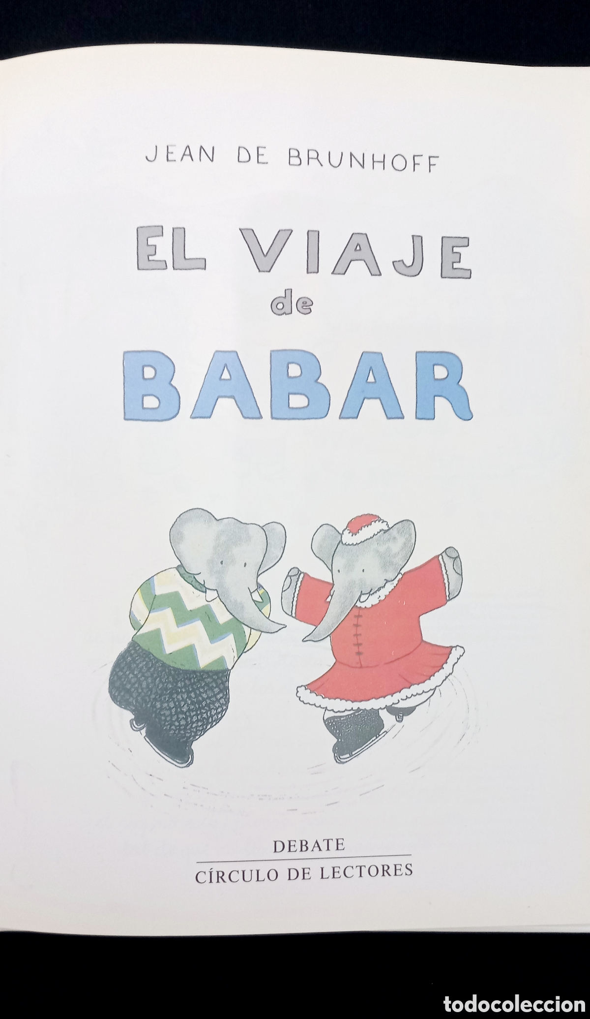 Libros de segunda mano: EL VIAJE DE BABAR. 1993 - Foto 3