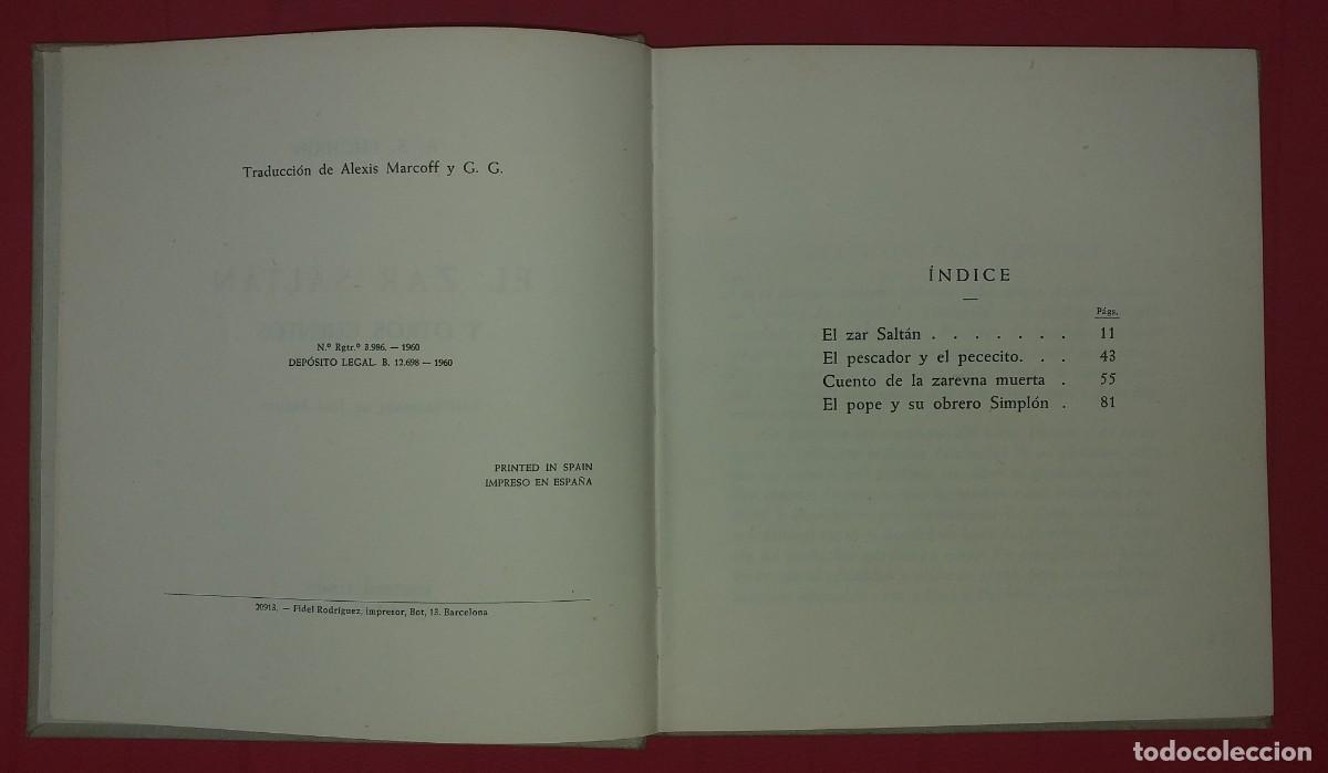 Libros de segunda mano: EL AZAR SALT&Aacute;N - A.S. PUCHKIN - Foto 3