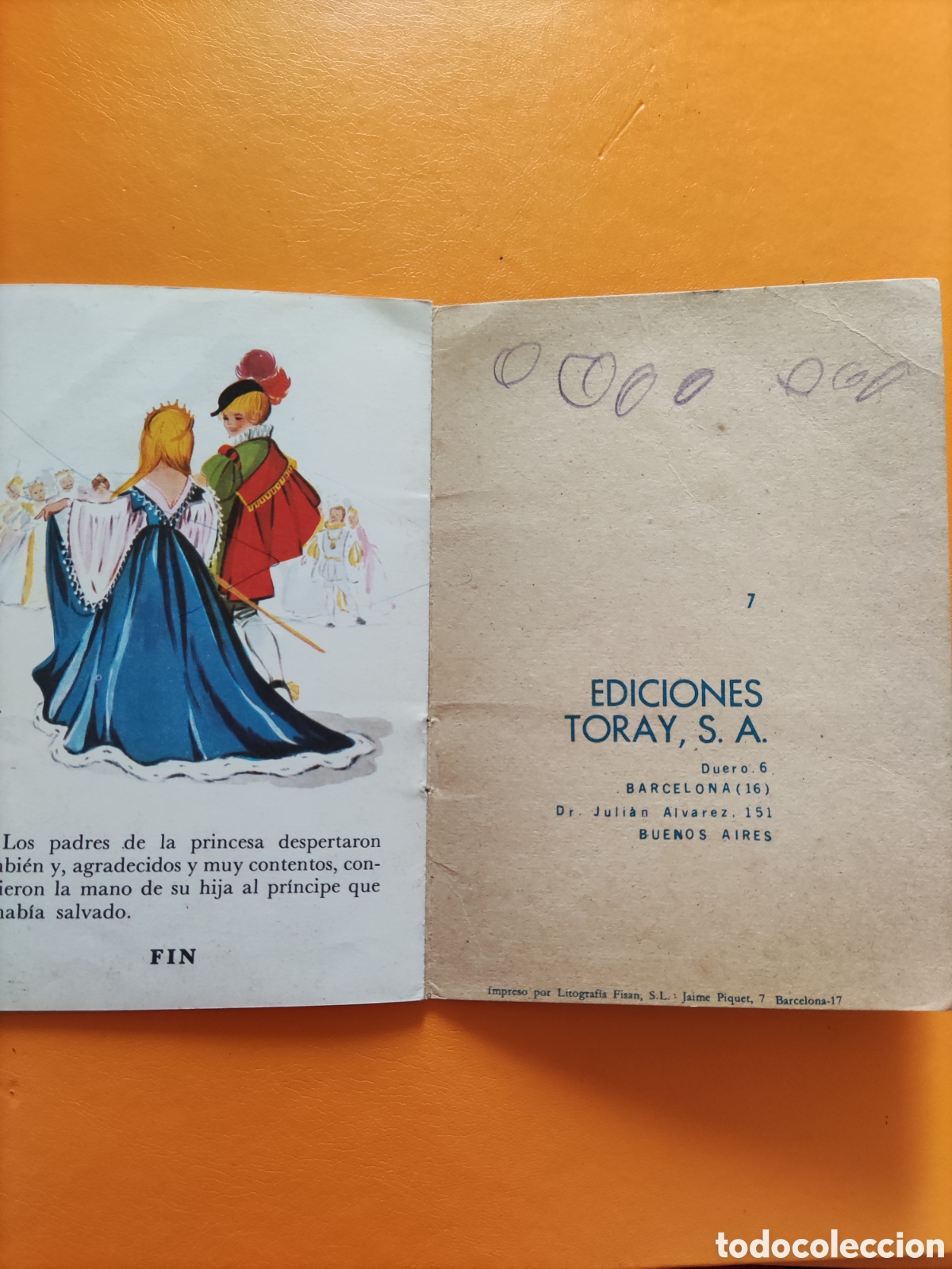 Libros de segunda mano: Libro infantil LA BELLA DURMIENTE.MINICLASICOS. E. Toray 1972 - Foto 7