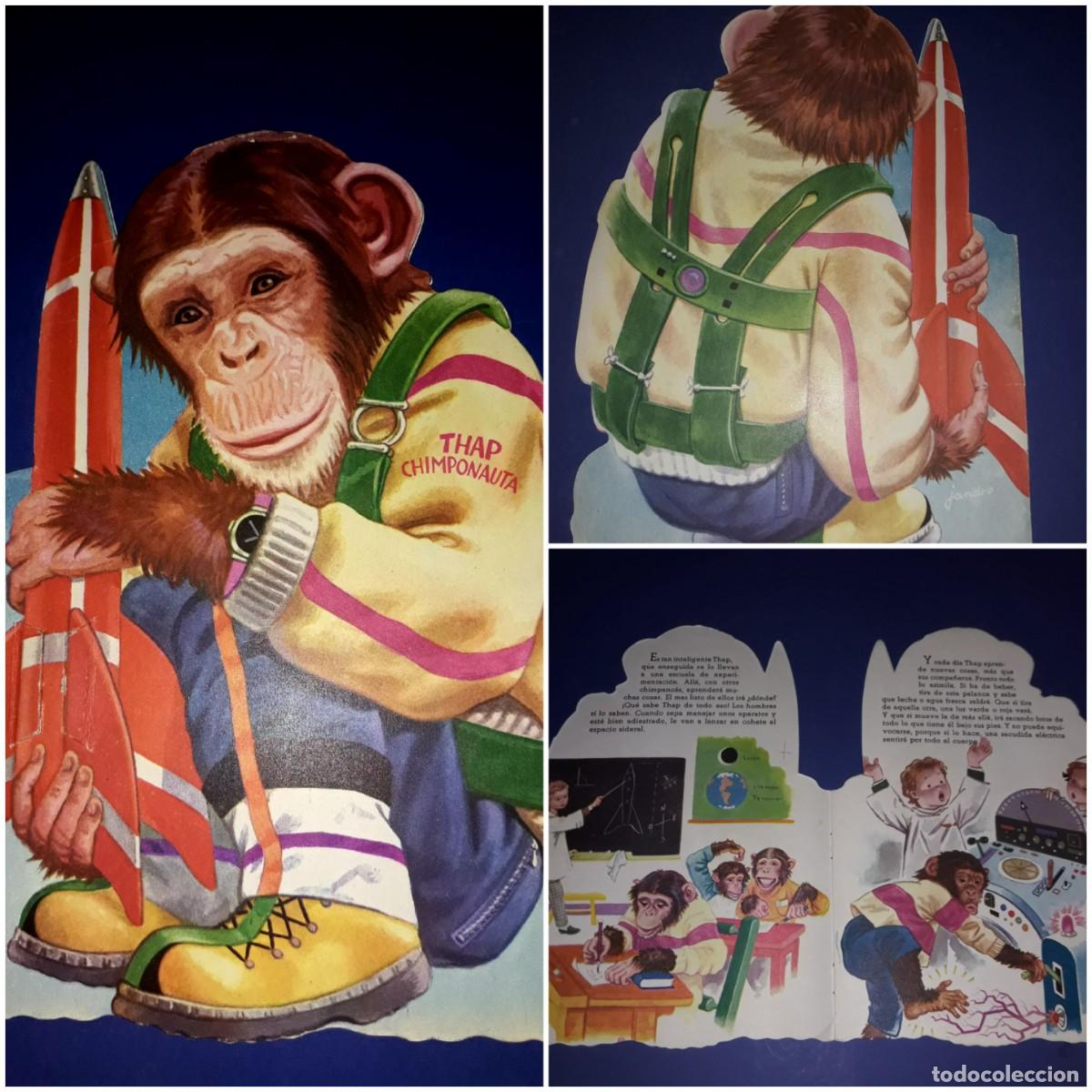 Libros de segunda mano: Cuento Troquelado Thap Chimponauta Ilustrador Jandro Editorial Colon 1961 - Foto 1