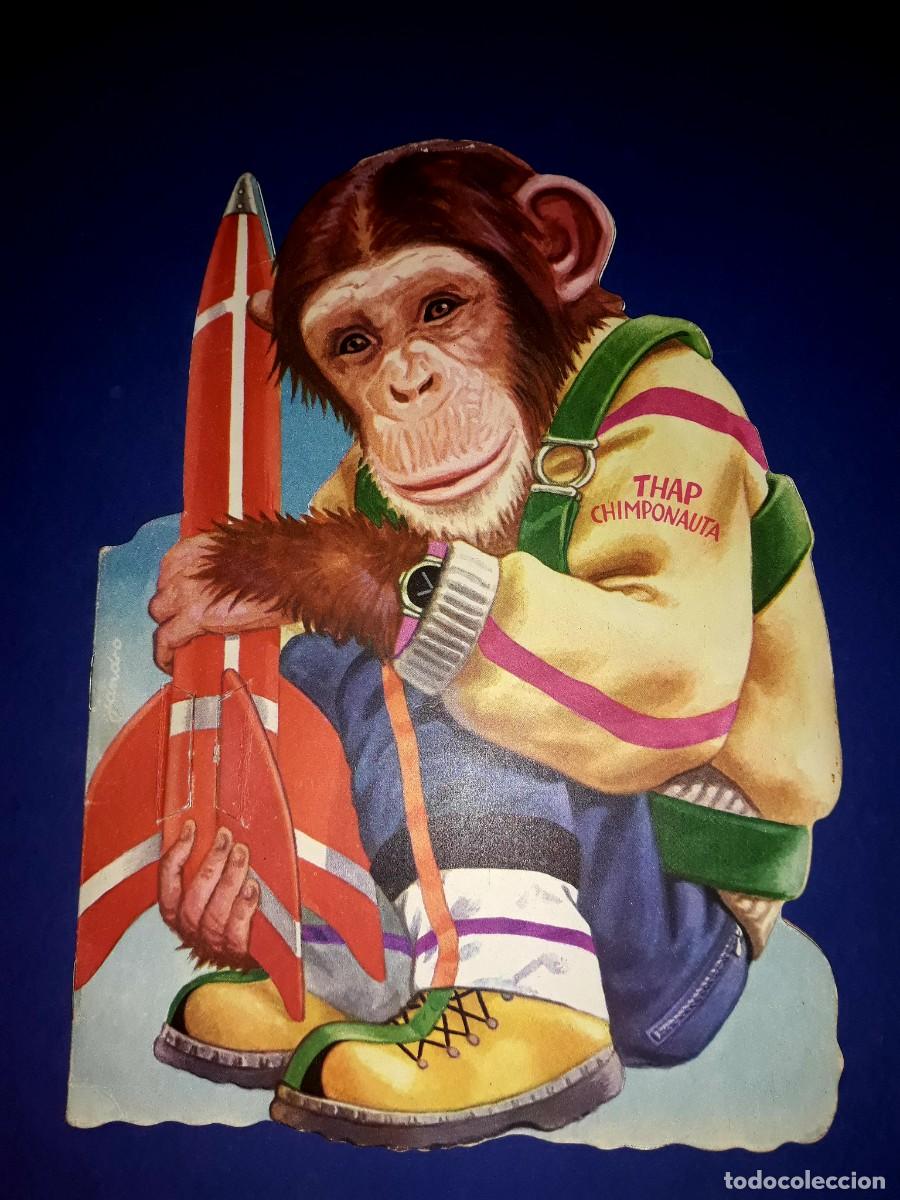 Libros de segunda mano: Cuento Troquelado Thap Chimponauta Ilustrador Jandro Editorial Colon 1961 - Foto 2