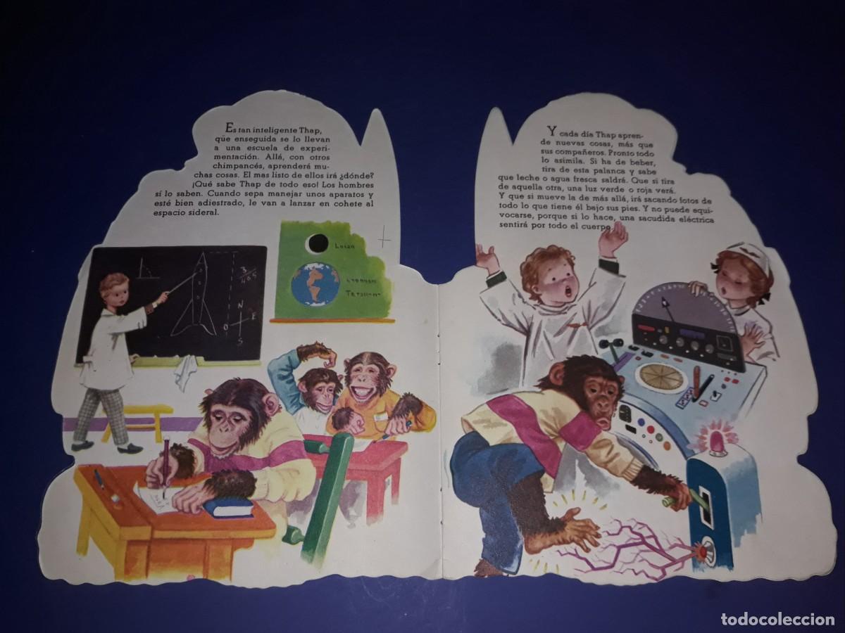 Libros de segunda mano: Cuento Troquelado Thap Chimponauta Ilustrador Jandro Editorial Colon 1961 - Foto 3
