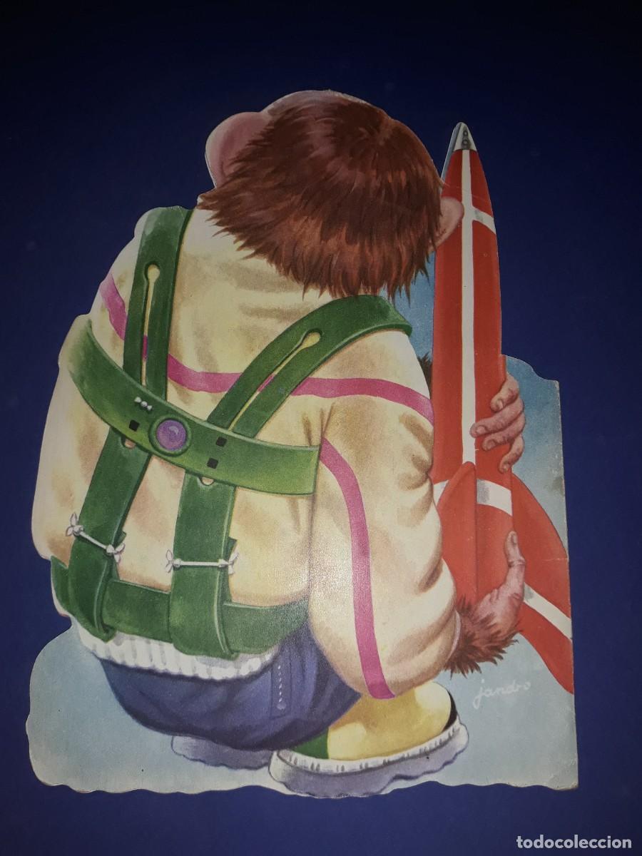 Libros de segunda mano: Cuento Troquelado Thap Chimponauta Ilustrador Jandro Editorial Colon 1961 - Foto 4