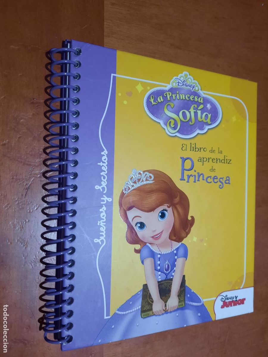 Libros de segunda mano: LA PRINCESA SOF&Iacute;A. EL LIBRO DE LA APRENDIZ DE PRINCESA. DISNEY. SUE&Ntilde;OS Y SECRETOS. DIFICIL. E7 3 - Foto 1