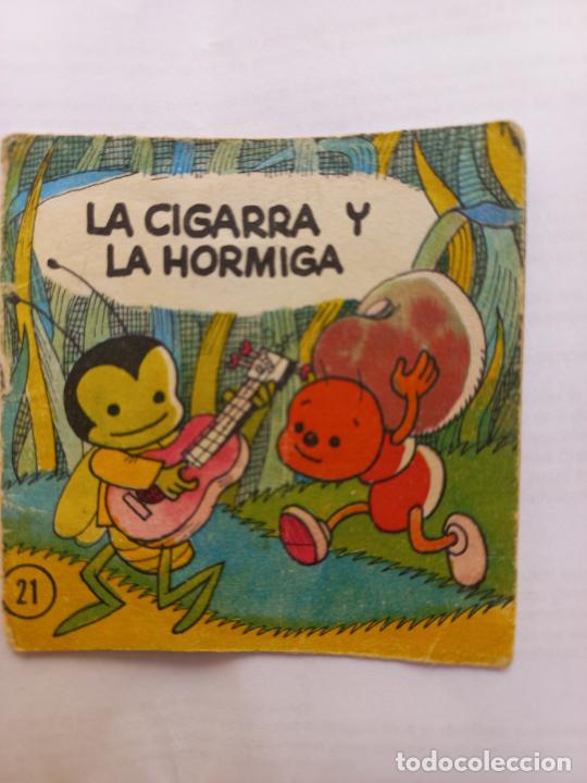 Libros de segunda mano: Cuento mini LA CIGARRA Y LA HORMIGA,n&deg;21 - Foto 1