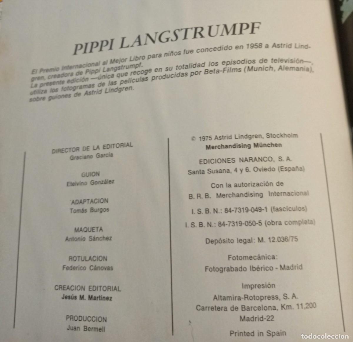Libros de segunda mano: LAS AVENTURAS DE PIPPI, LANGSTRUMPF, 1 - Foto 4
