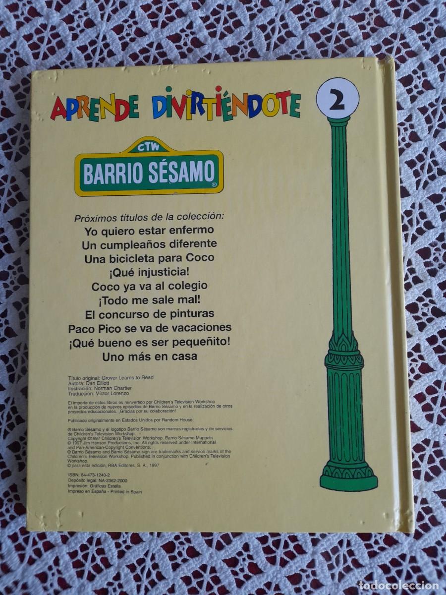 Libros de segunda mano: Coco aprende a leer Barrio S&eacute;samo a&ntilde;o 1997 - Foto 2