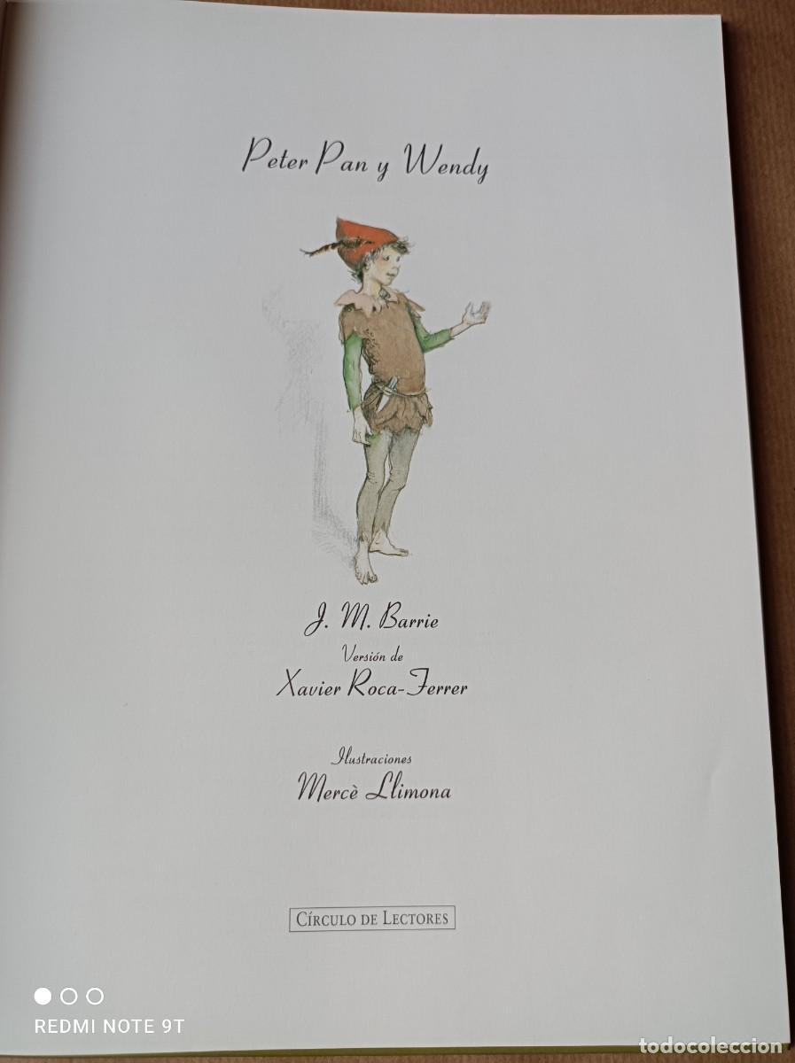 Libros de segunda mano: LIBRO PETER PAN Y WENDY - C&Iacute;RCULO DE LECTORES 1994 - Foto 8