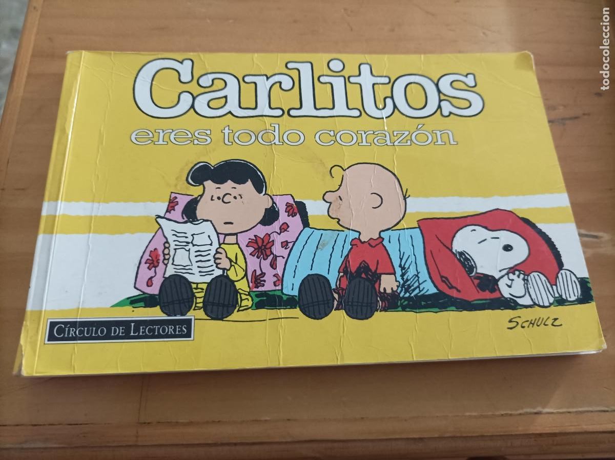 Libros de segunda mano: CARLITOS ERES TODO CORAZ&Oacute;N,SCHULZ, CIRCULO DE LECTORES,1998. - Foto 1