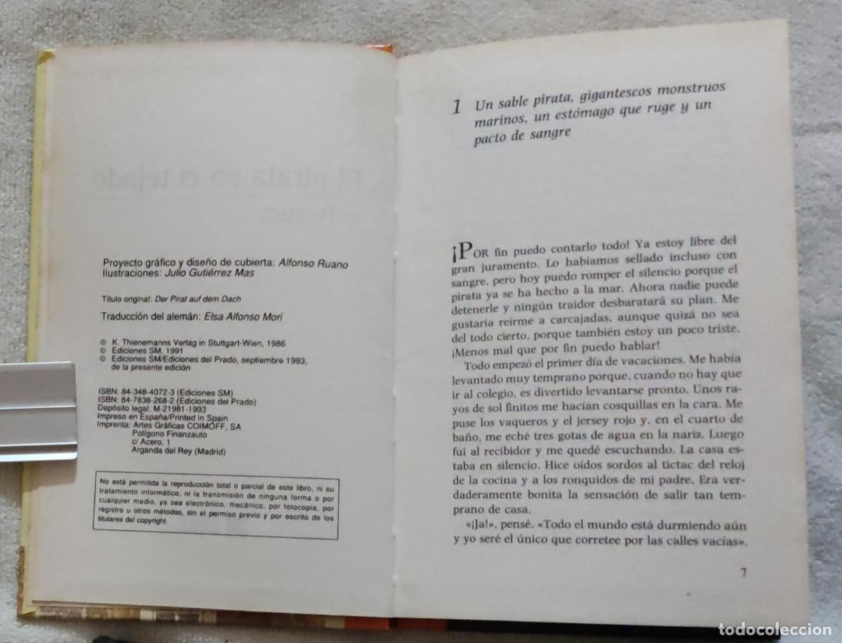 Libros de segunda mano: EL PIRATA EN EL TEJADO. - Foto 4