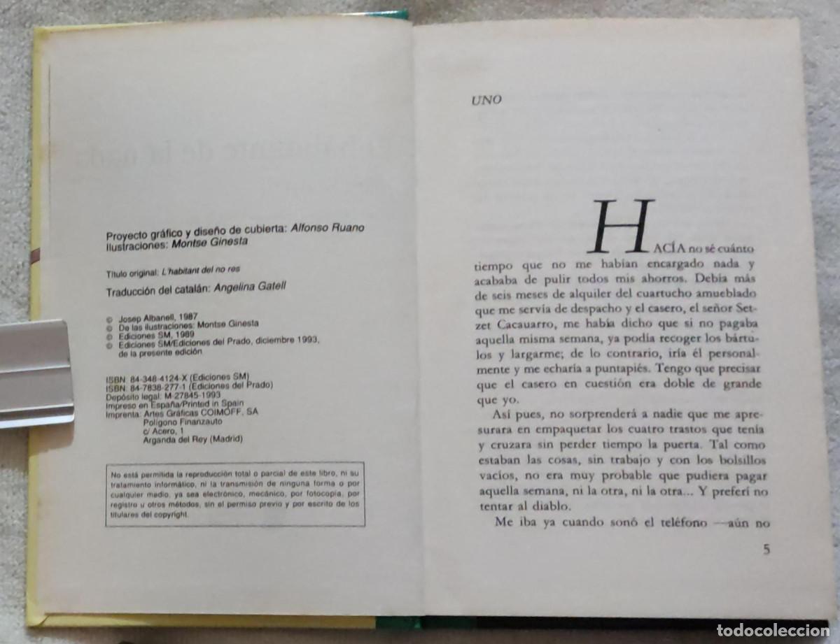 Libros de segunda mano: EL HABITANTE DE LA NADA. - Foto 4