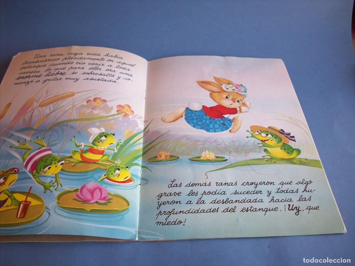 Libros de segunda mano: coleccion fabulas, la liebre y las ranas - Foto 2