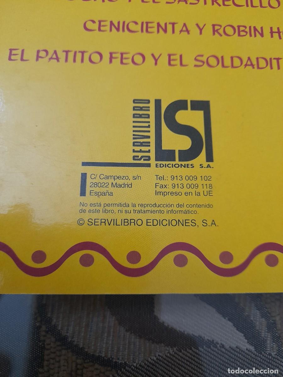 Libros de segunda mano: Libro cuento editorial servilibro El gato con botas y los tres cerditos - Foto 2
