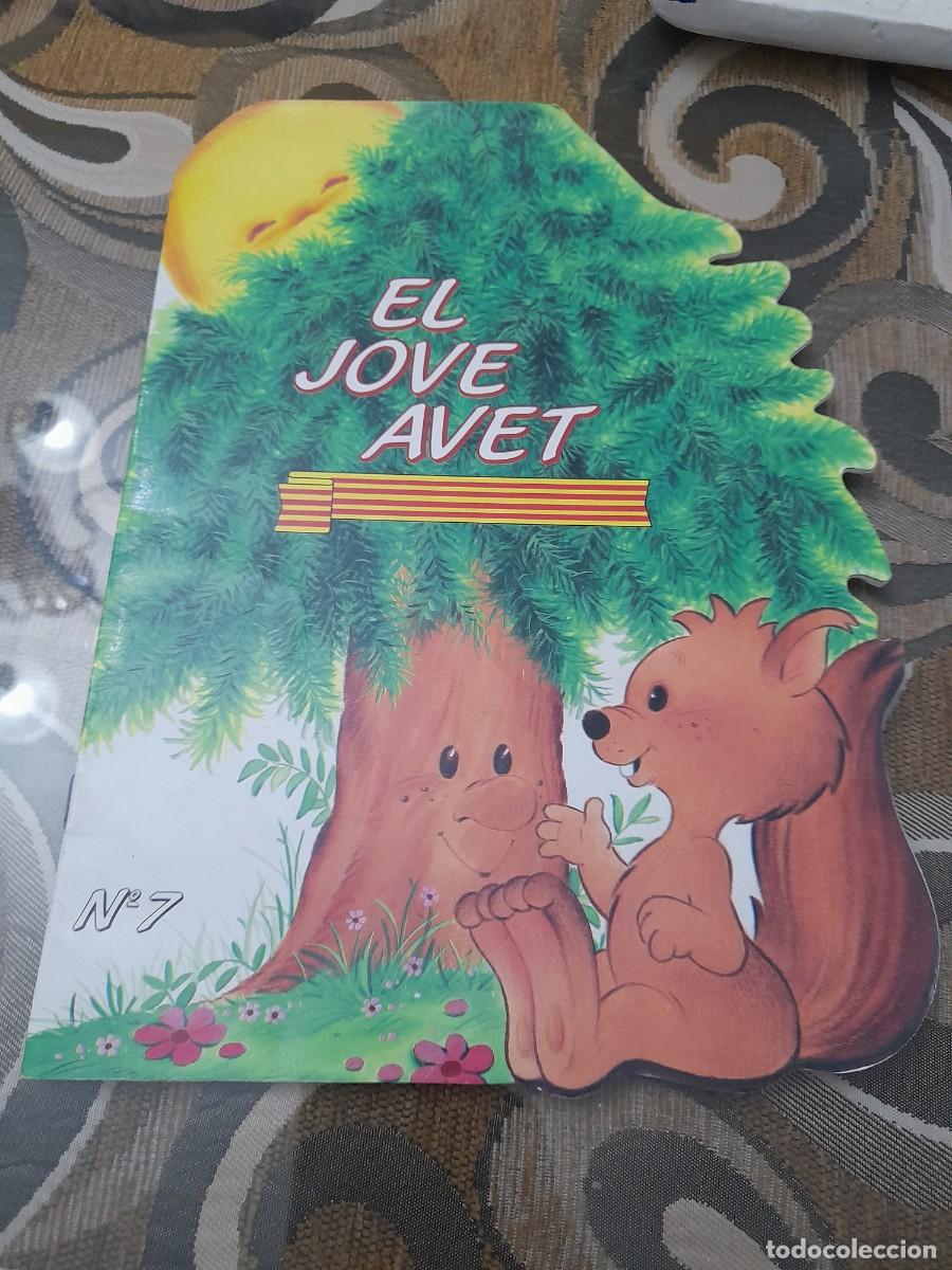 Libros de segunda mano: Libro en catal&aacute;n troquelado cuento editorial Andersen El jove avet - Foto 1