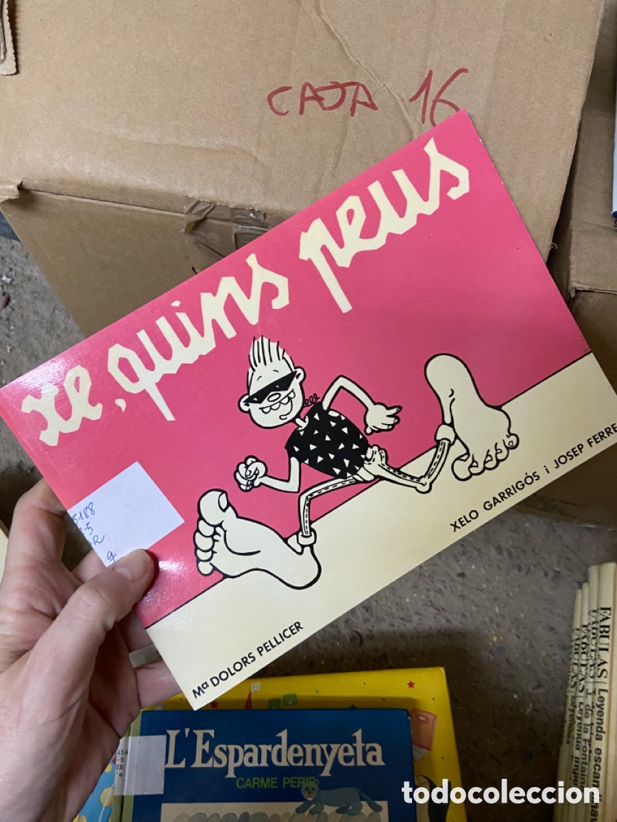 Libri di seconda mano: Caja16 xe quins peus. Ma DOLORS PELLICER / XELO GARRIG&Oacute;S i JOSEP FERRE