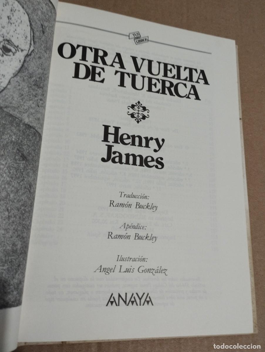 Libros de segunda mano: OTRA VUELTA DE TUERCA (HENRY JAMES) - Foto 2