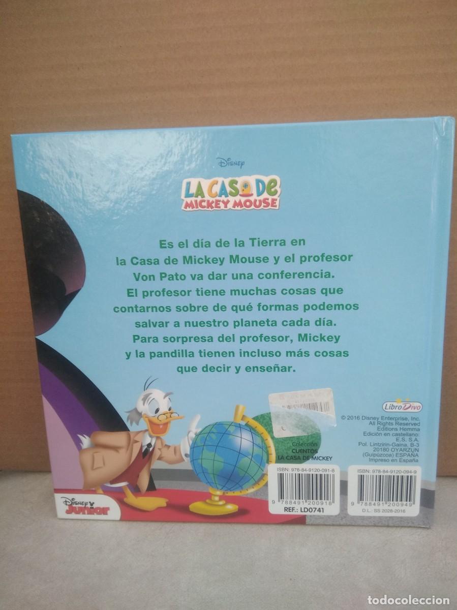 Libros de segunda mano: Libro El Dia de la tierra la casa de Mickey Mouse, Disney Junior - Foto 3