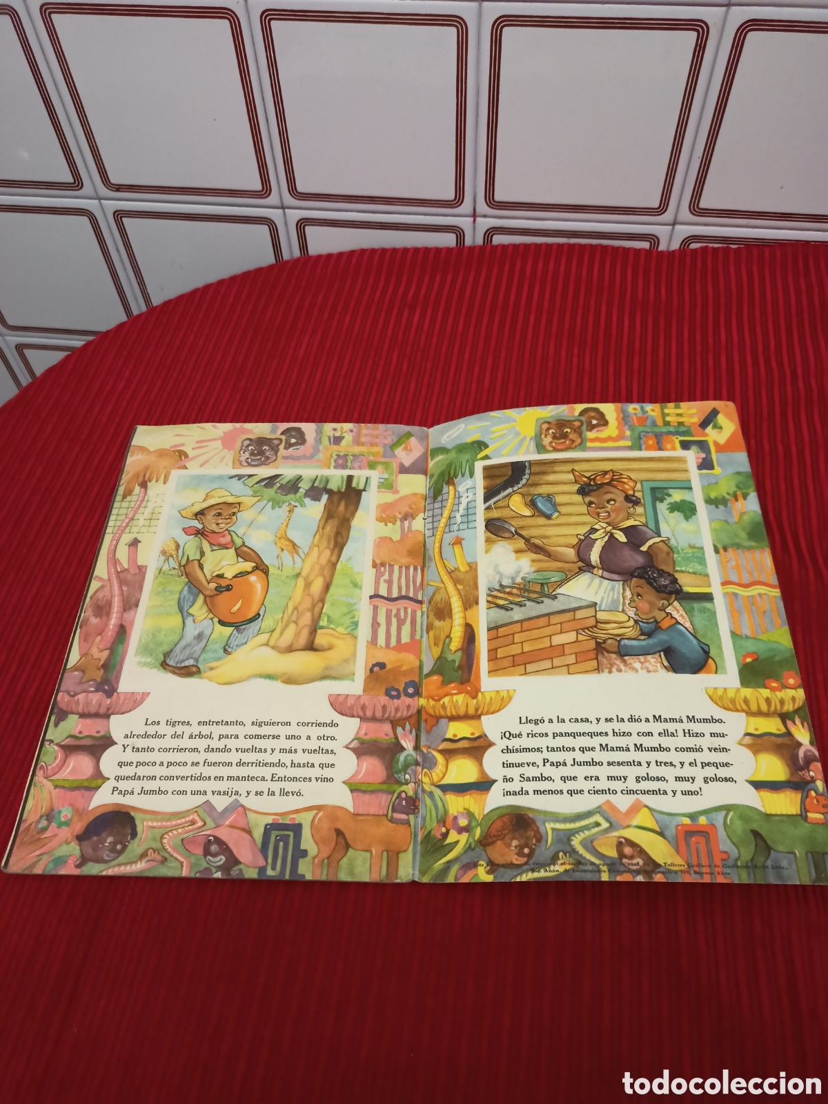 Libros de segunda mano: Antiguo cuento.Sambo el negrito.A&ntilde;o 1948 - Foto 4