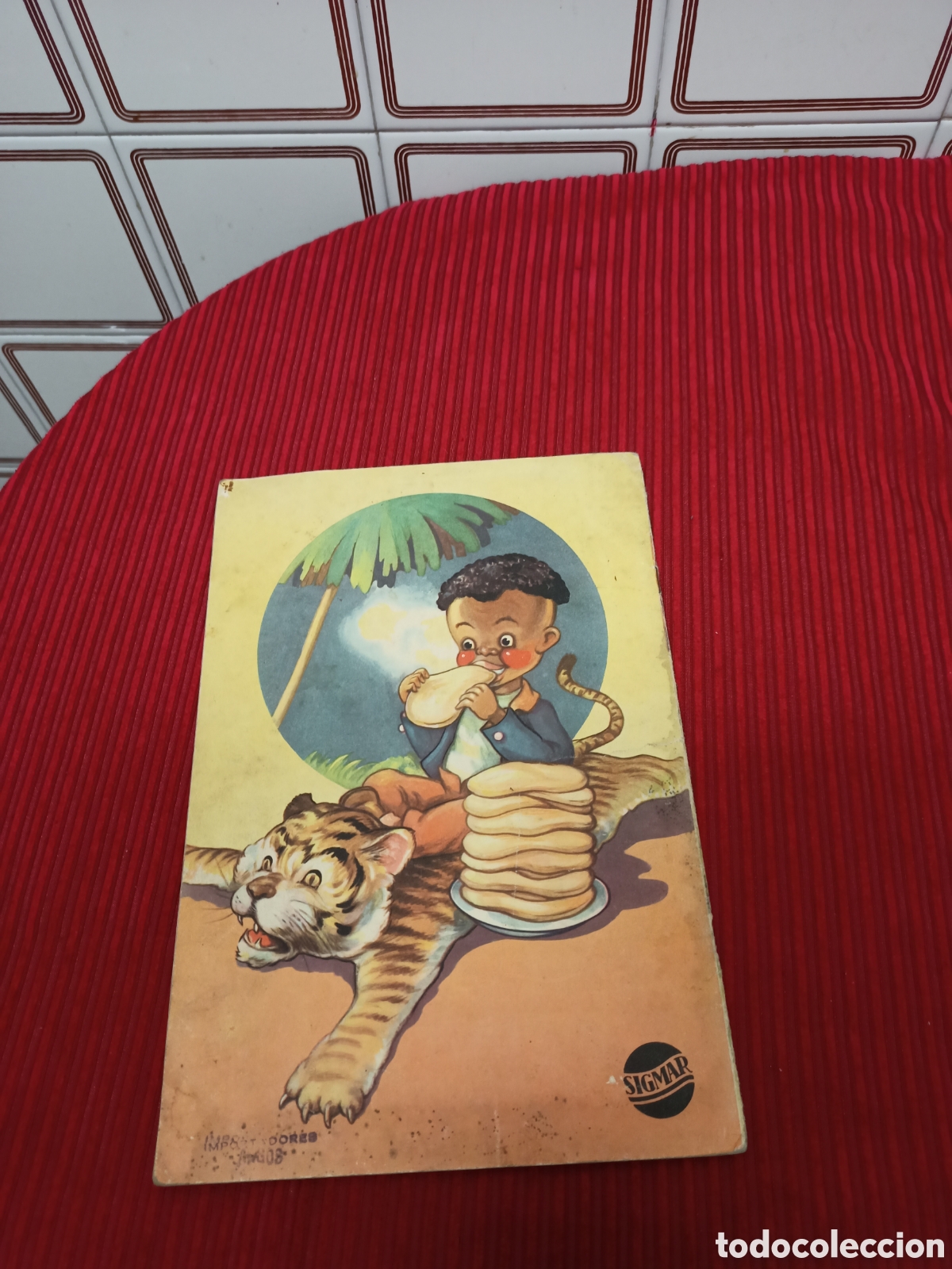Libros de segunda mano: Antiguo cuento.Sambo el negrito.A&ntilde;o 1948 - Foto 5