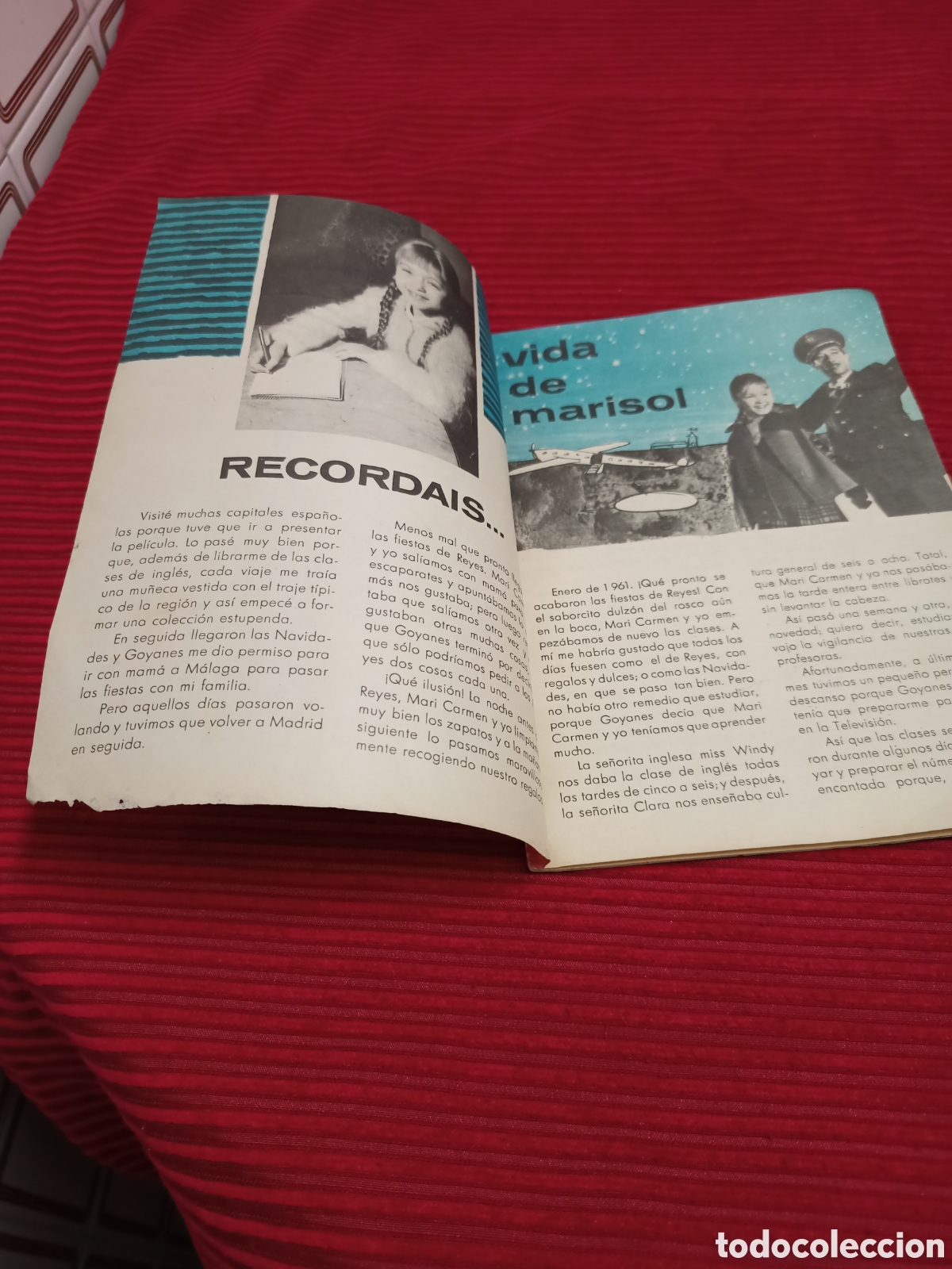 Libros de segunda mano: Antiguo cuento.Colecci&oacute;n Simpat&iacute;a.La vida de Marisol. - Foto 2