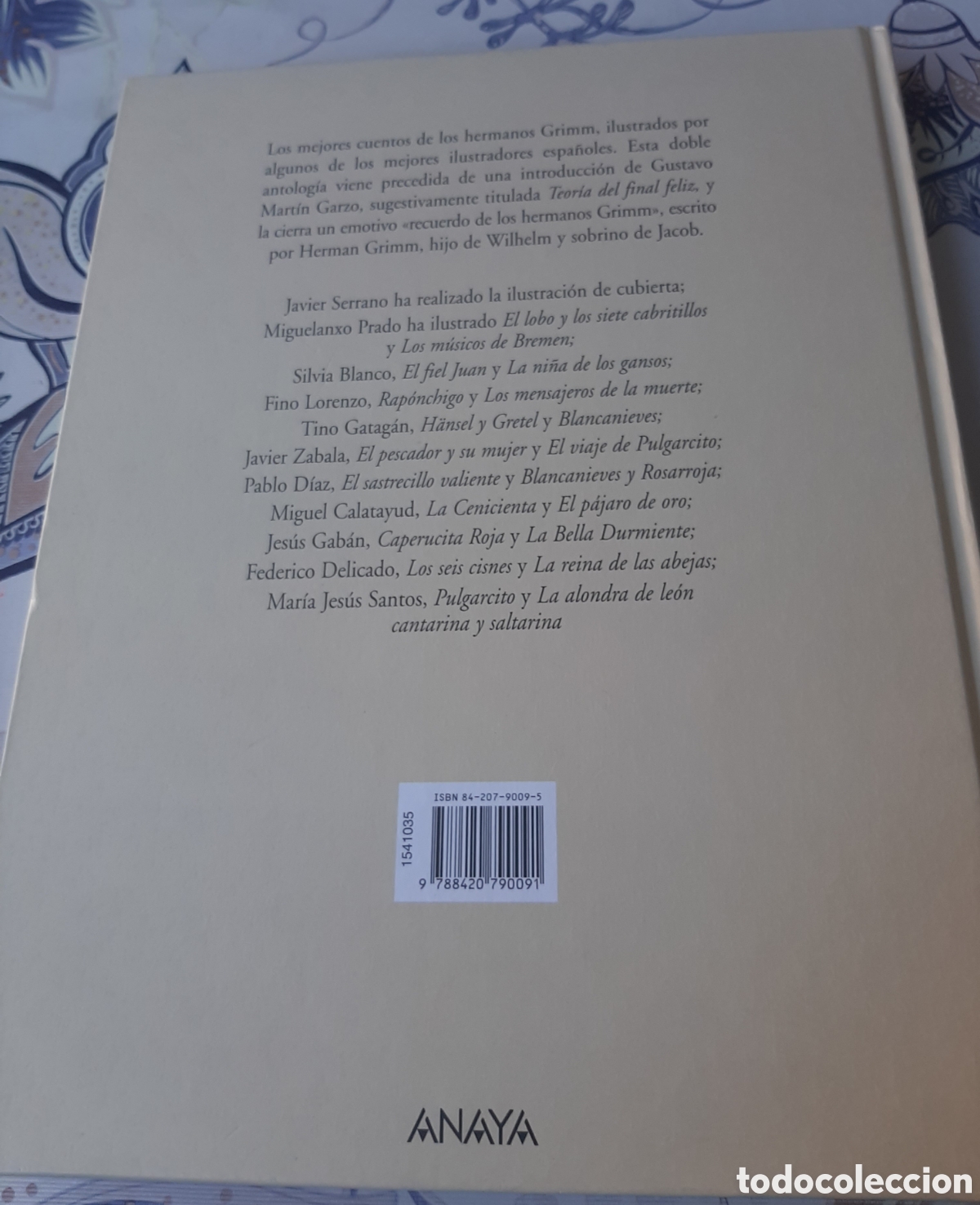 Libros de segunda mano: CUENTOS DE GRIMM ANAYA ILUSTRADA GRAN FORMATO - Foto 2