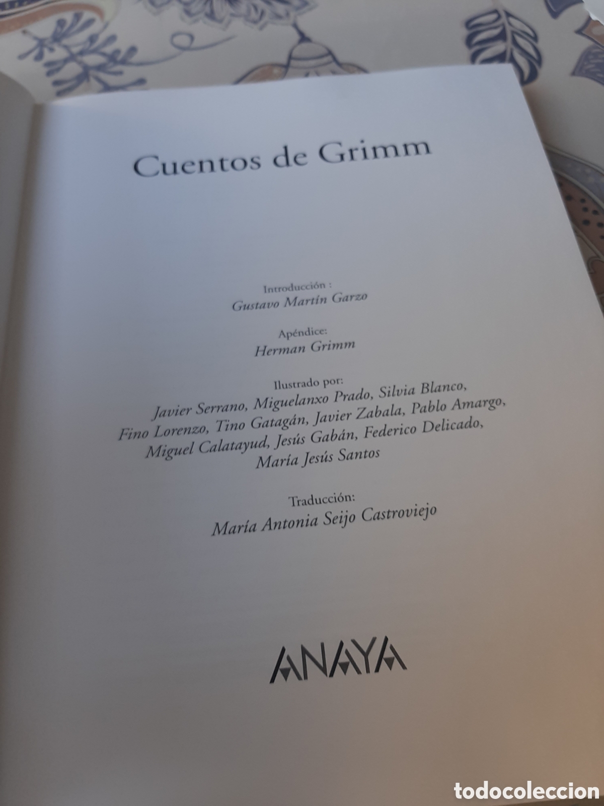 Libros de segunda mano: CUENTOS DE GRIMM ANAYA ILUSTRADA GRAN FORMATO - Foto 5