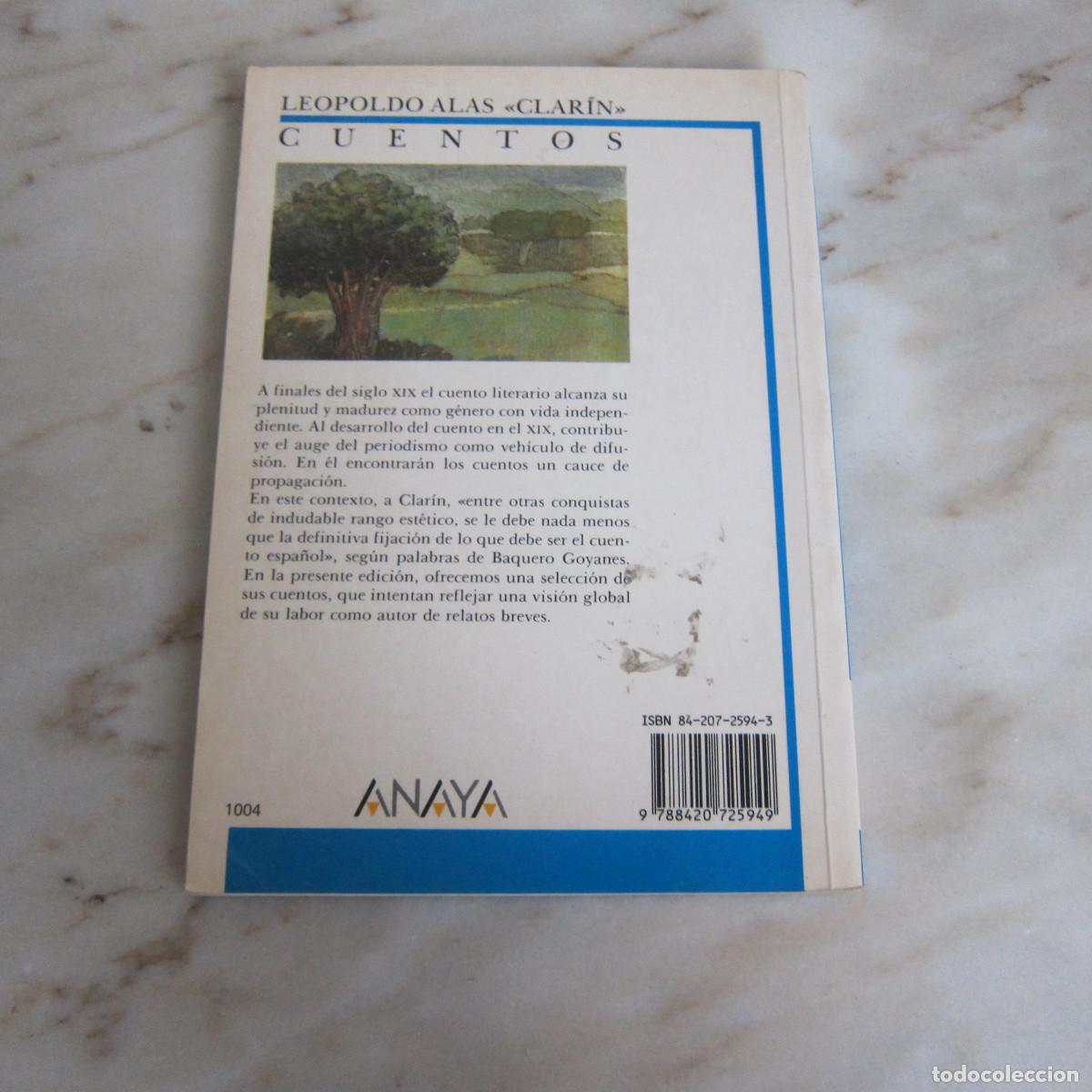 Libros de segunda mano: CUENTOS - LEOPOLDO ALAS CLAR&Iacute;N (ANAYA) - Foto 2
