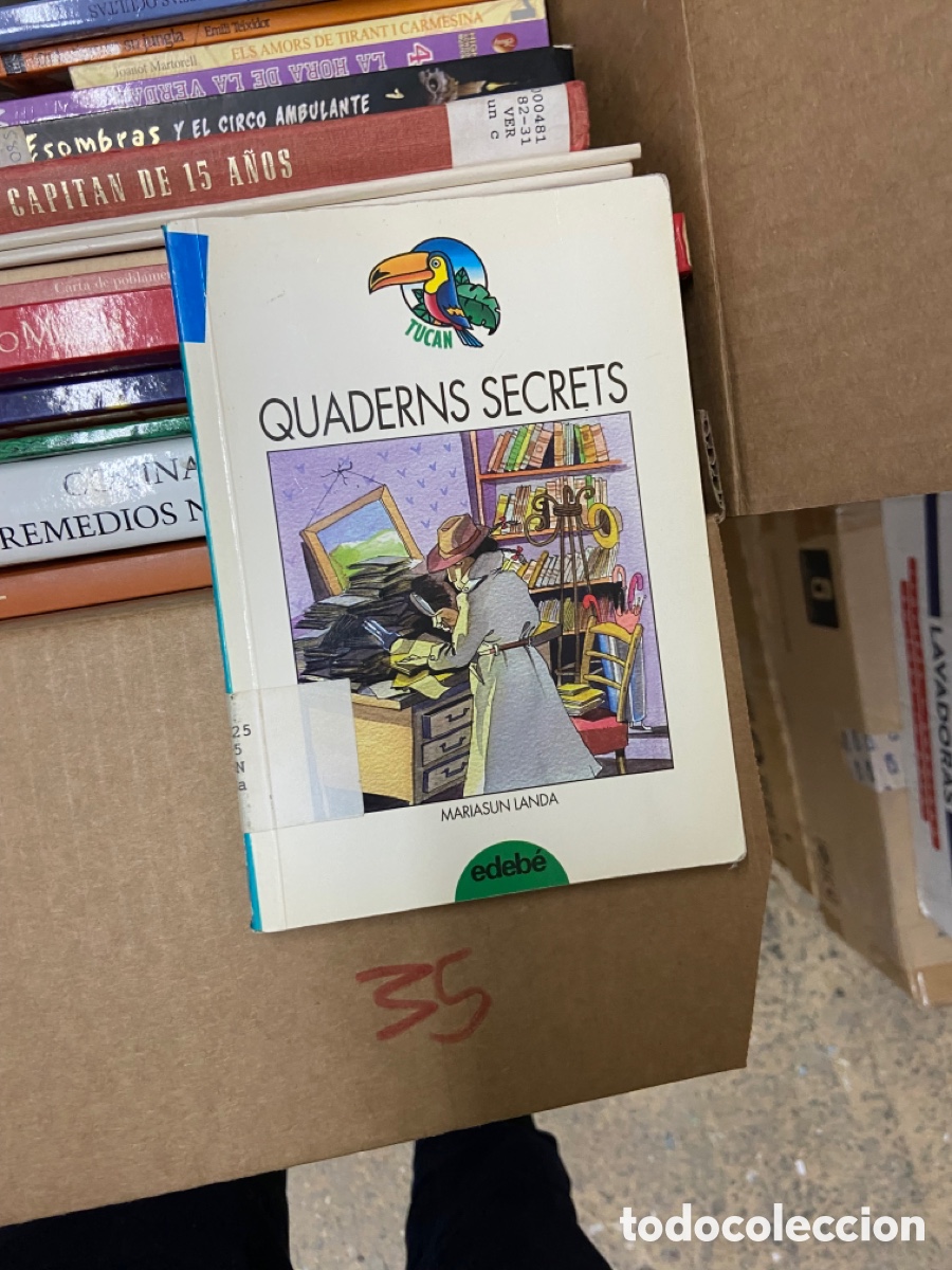 Libros de segunda mano: Caja35 QUADERNS SECRETS tucan - MARIASUN LANDA