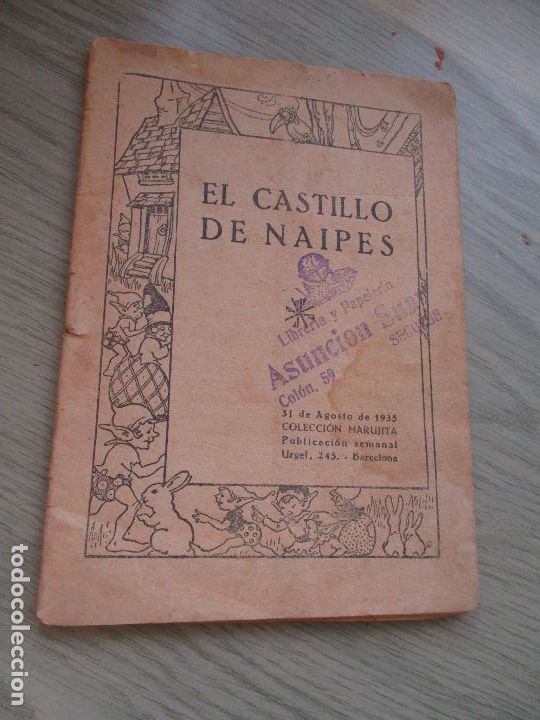 Libros de segunda mano: CUENTO DE: EL CASTILLO DE NAIPES, COLECCI&Oacute;N MARUJITA-1935-32 P&Aacute;G, SIN TAPAS