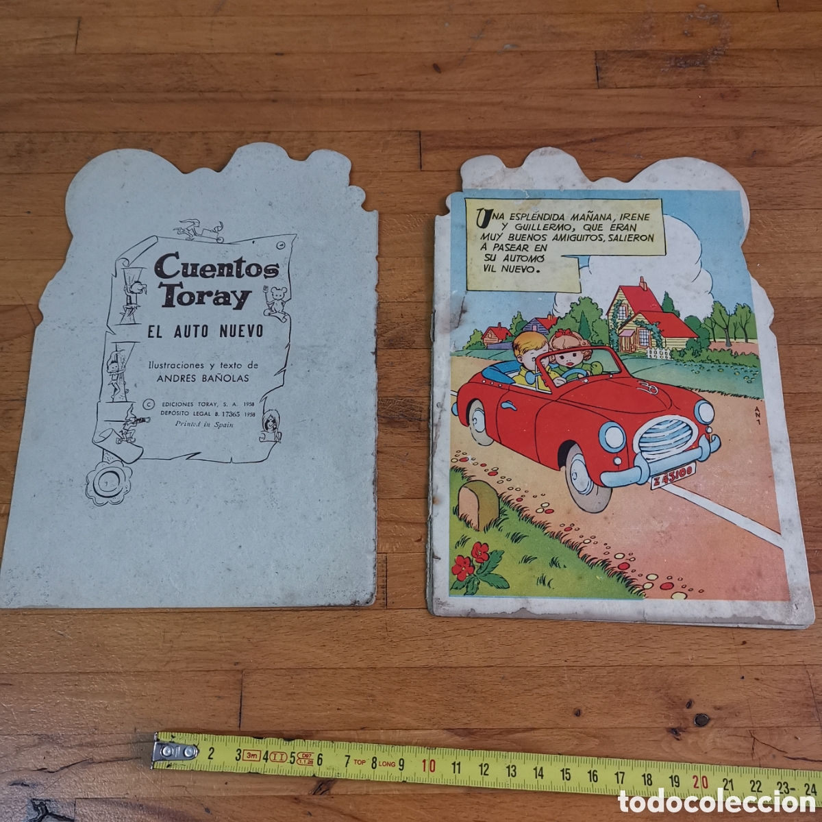 Libros de segunda mano: Libro El nuevo auto, de 1958. Andr&eacute;s Ba&ntilde;olas ed. Toray - Foto 3