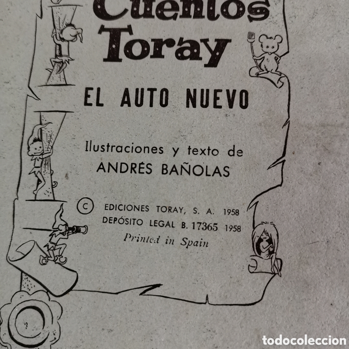 Libros de segunda mano: Libro El nuevo auto, de 1958. Andr&eacute;s Ba&ntilde;olas ed. Toray - Foto 4