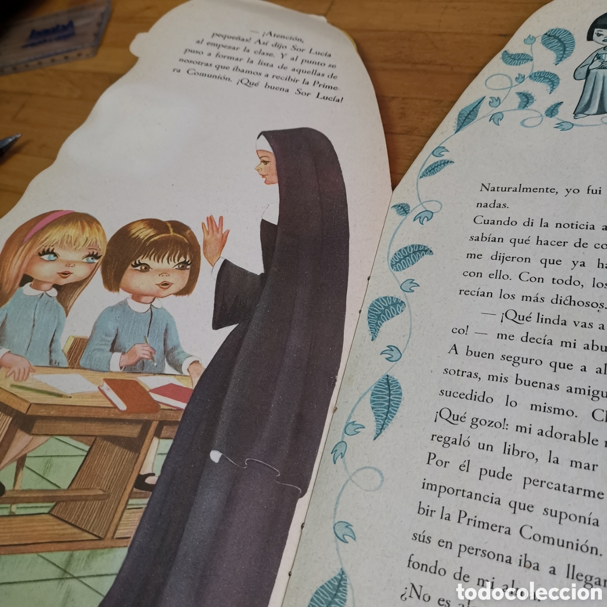 Libros de segunda mano: Libro de Mi primera comuni&oacute;n 1968, Esther Noir de In&eacute;s - Foto 4