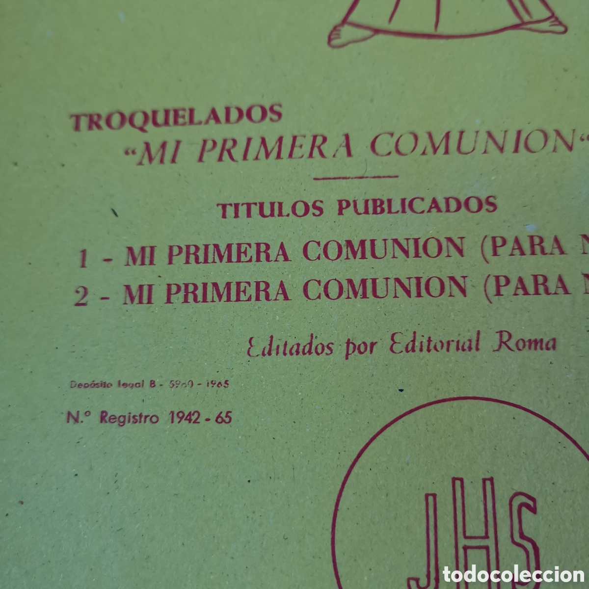 Libros de segunda mano: Libro de Mi primera comuni&oacute;n 1968, Esther Noir de In&eacute;s - Foto 6