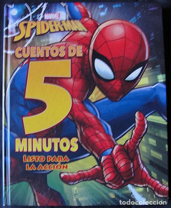 Libros de segunda mano: SPIDERMAN CUENTOS DE 5 MINUTOS LISTO PARA LA ACCION