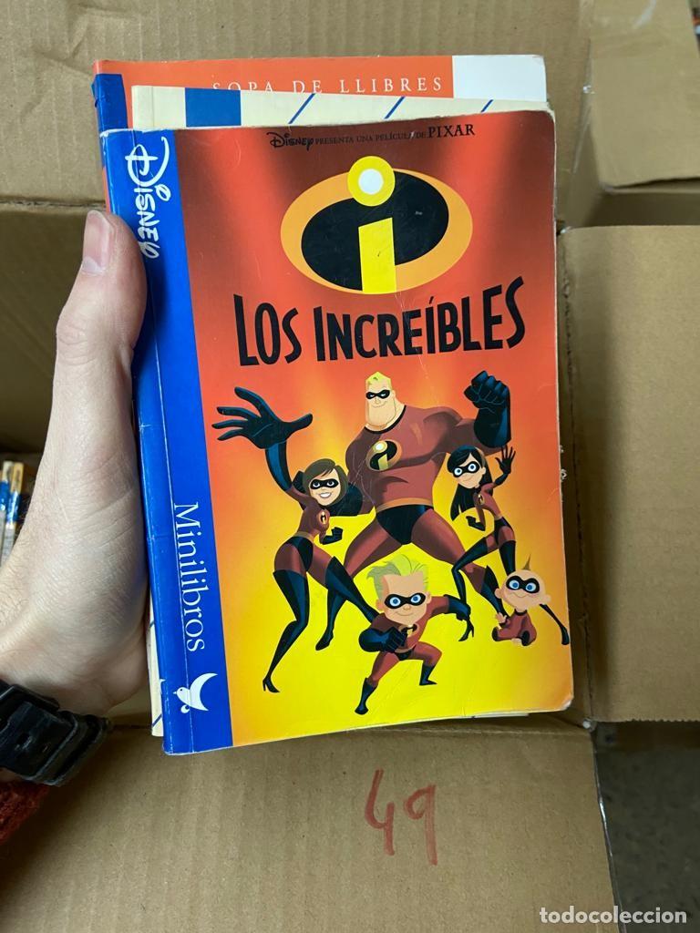 Libros de segunda mano: Caja49 los increibles, disney, minilibros - Foto 1