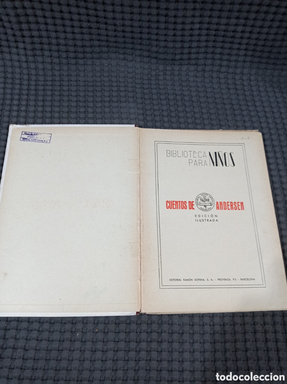 Libros de segunda mano: Cuentos de Andersen. Biblioteca para ni&ntilde;os. A&ntilde;o 1942 - Foto 5