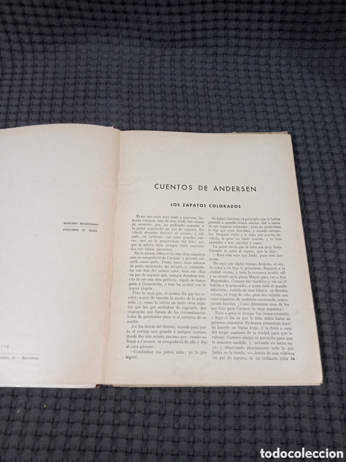 Libros de segunda mano: Cuentos de Andersen. Biblioteca para ni&ntilde;os. A&ntilde;o 1942 - Foto 6