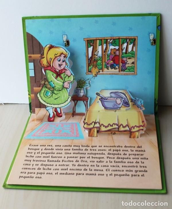 Libros de segunda mano: RICITOS DE ORO (cuento desplegable, pop-up) - Foto 2