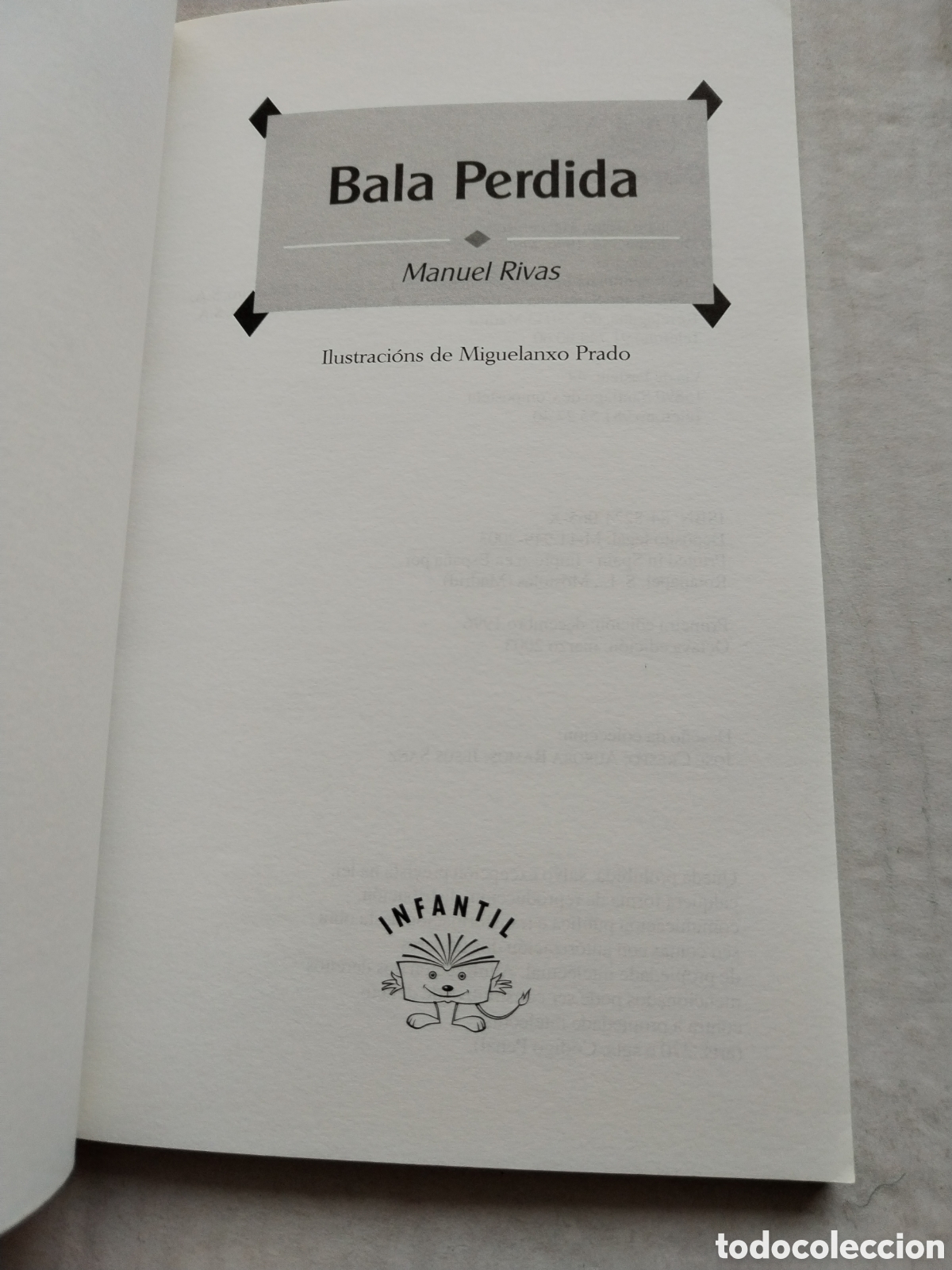 Libros de segunda mano: BALA PERDIDA/MANUEL RIVAS - Foto 2