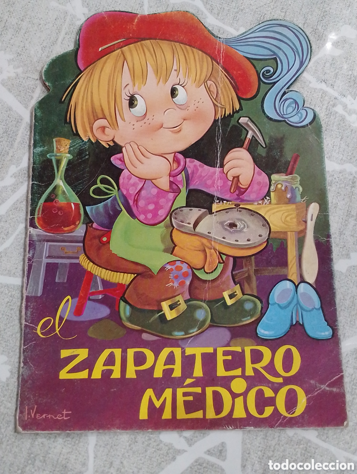 Libros de segunda mano: El zapatero m&eacute;dico cuento troquelado serie f&aacute;bulas a&ntilde;o 1981 desgrapado