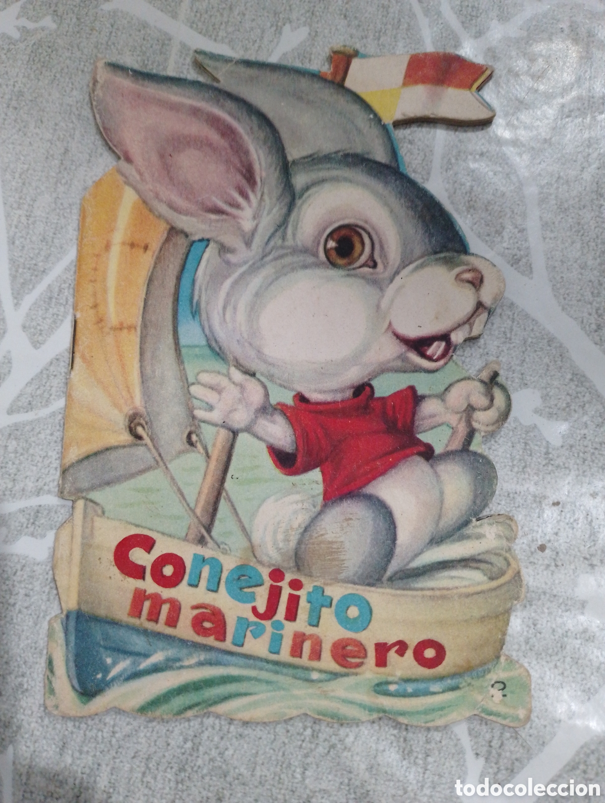 Libros de segunda mano: Cuento troquelado conejito marinero animalitos troquelados