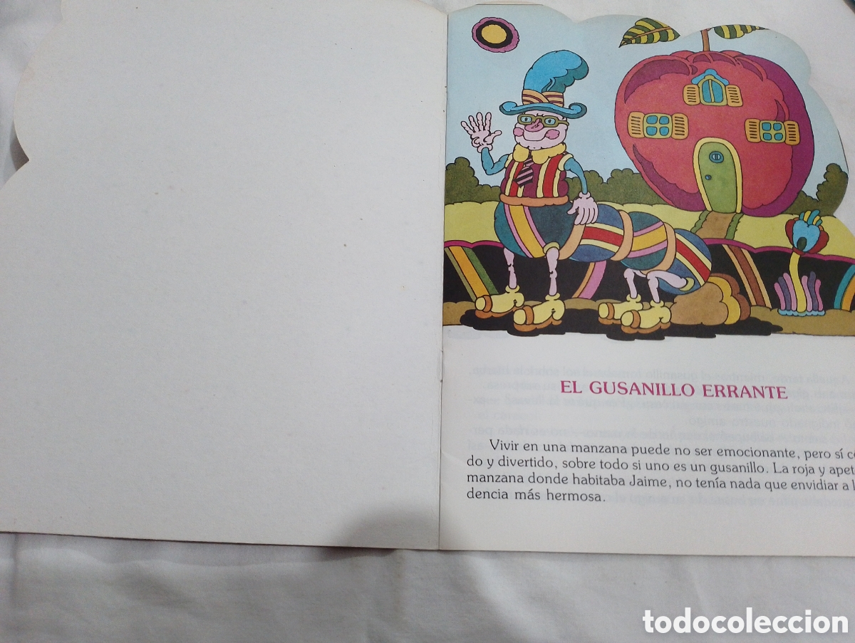 Libros de segunda mano: Cuento troquelado el gusanillo errante ediciones Alonso a&ntilde;os 80 - Foto 3