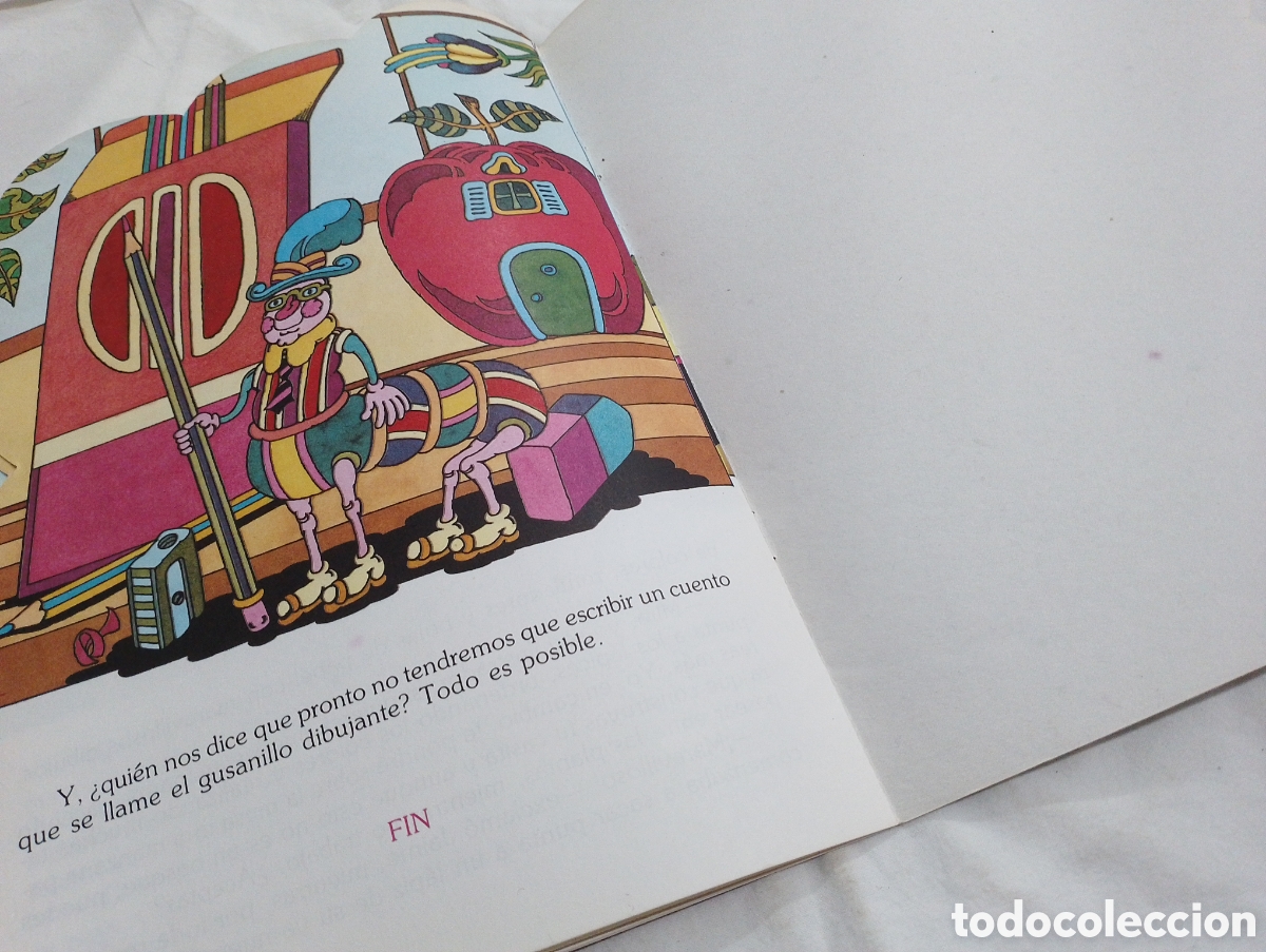 Libros de segunda mano: Cuento troquelado el gusanillo errante ediciones Alonso a&ntilde;os 80 - Foto 5