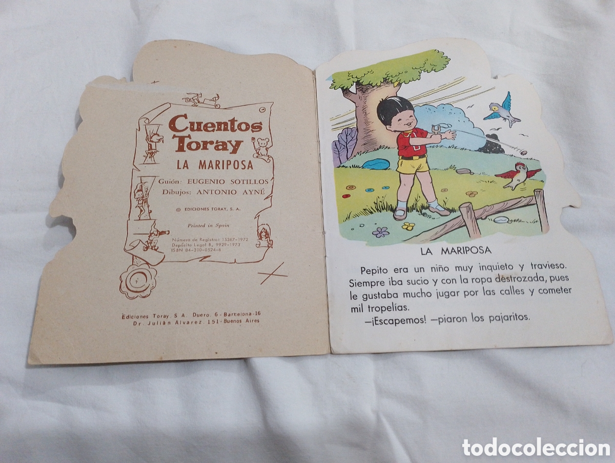 Libros de segunda mano: Cuento troquelado toray la mariposa - Foto 2